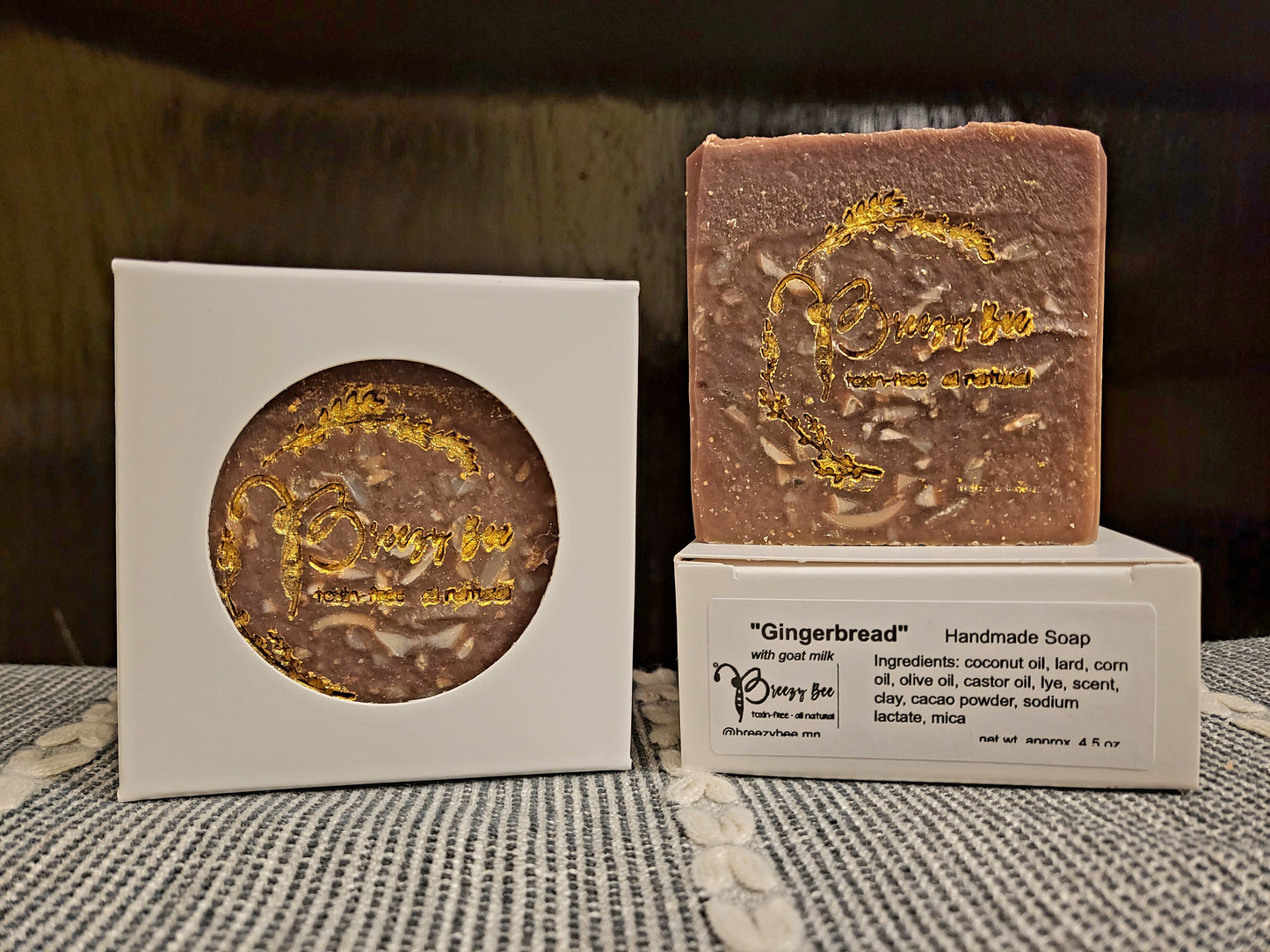 "Gingerbread" handmade soap
