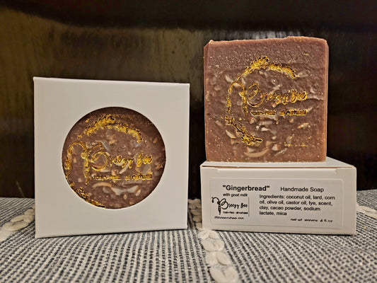 "Gingerbread" handmade soap